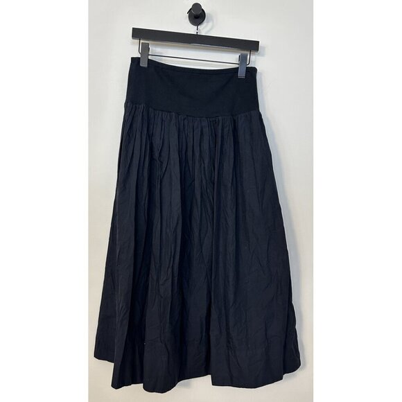 FREE PEOPLE Cooler in Capri Off the Shoulder Top & Skirt in Solid Black X-Large - Picture 10 of 10